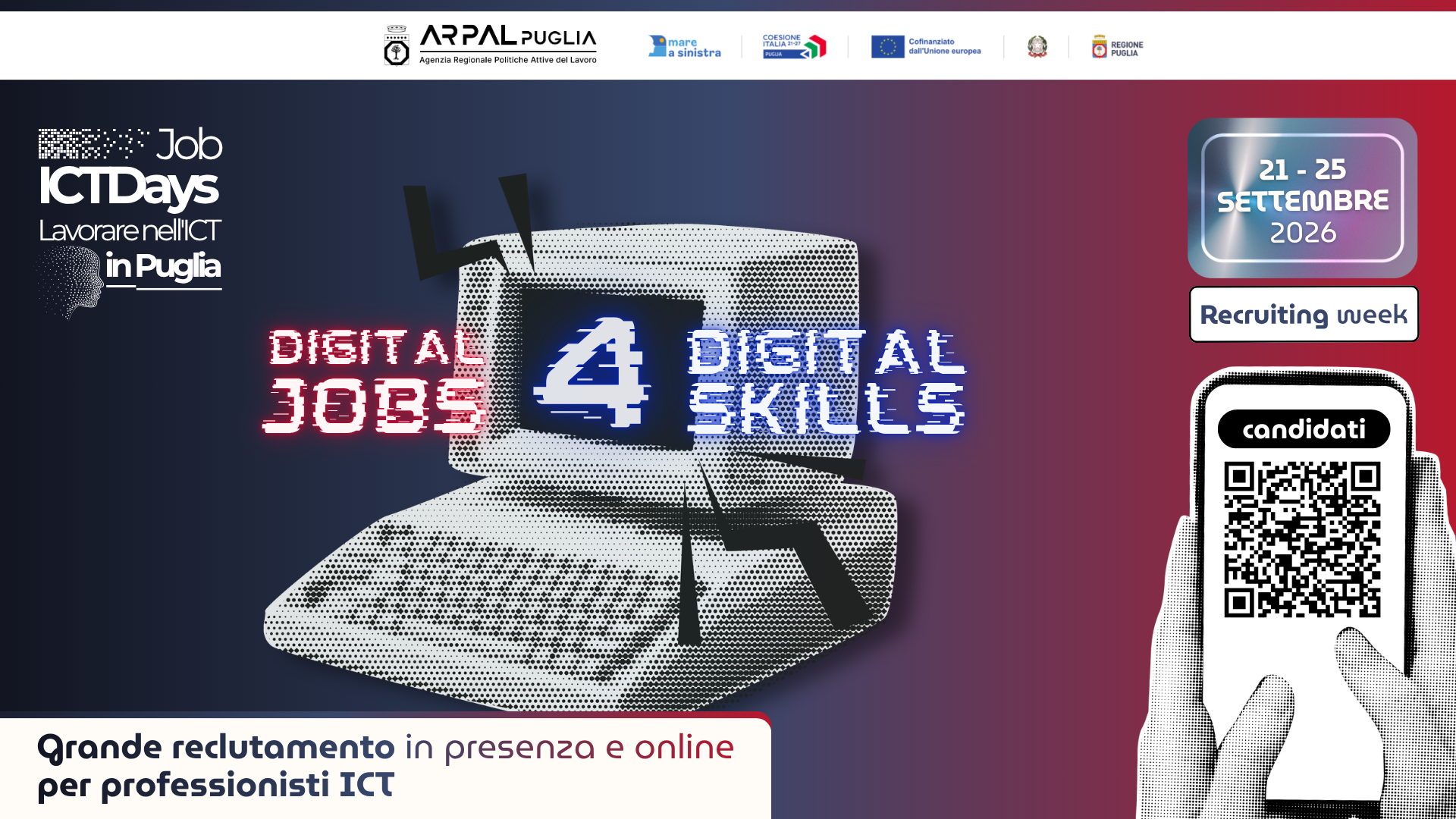 ICT Job Days: grande reclutamento per l’ICT organizzato dai Centri per l’impiego della provincia di Bari